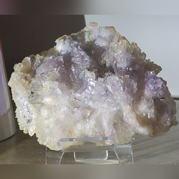 Rare gorgeous natural Lavender amethyst flower cluster - Picture 13 of 15